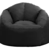 Lounge sækkestol stof sort