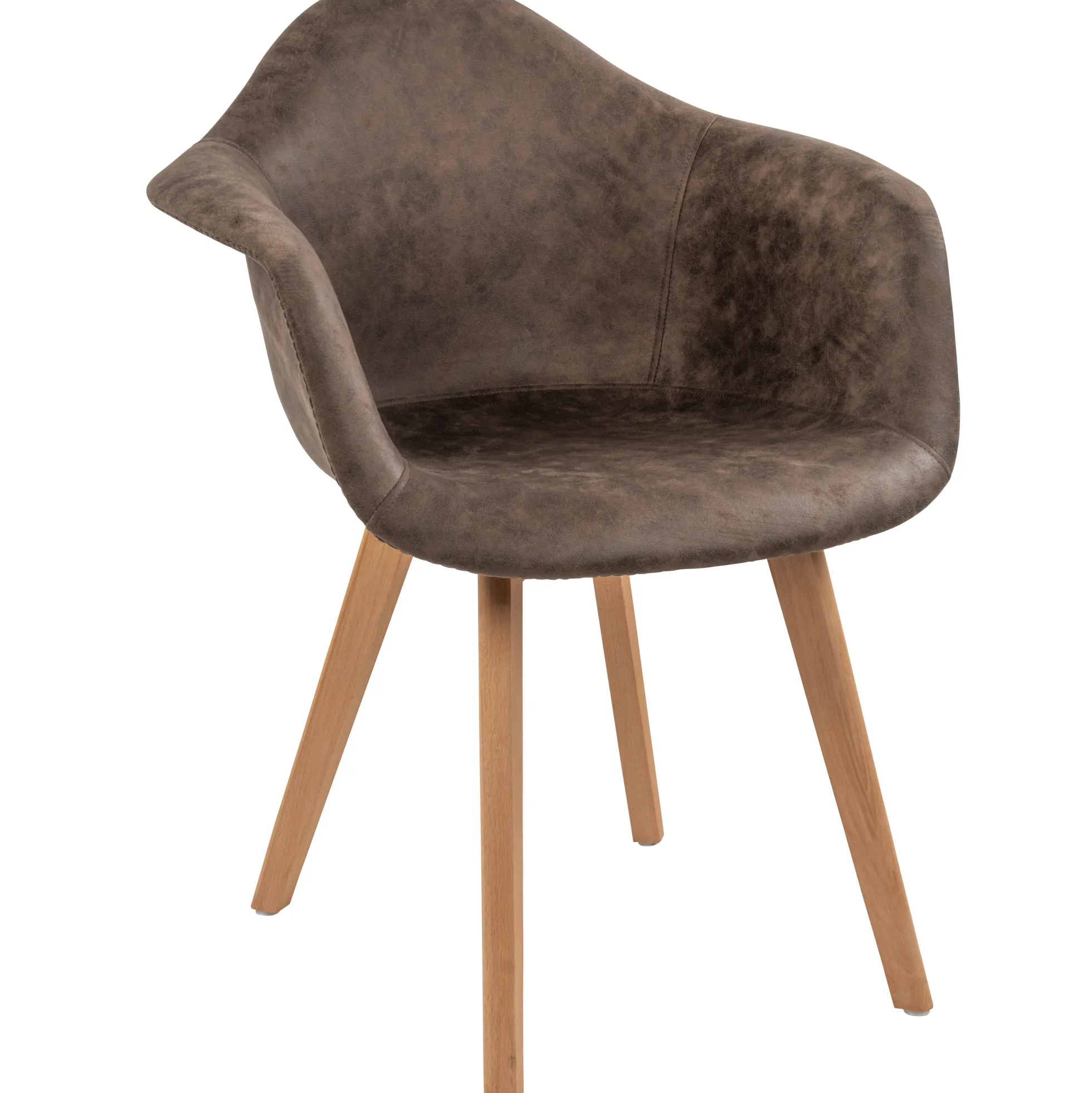 Lucas suede brun/natur