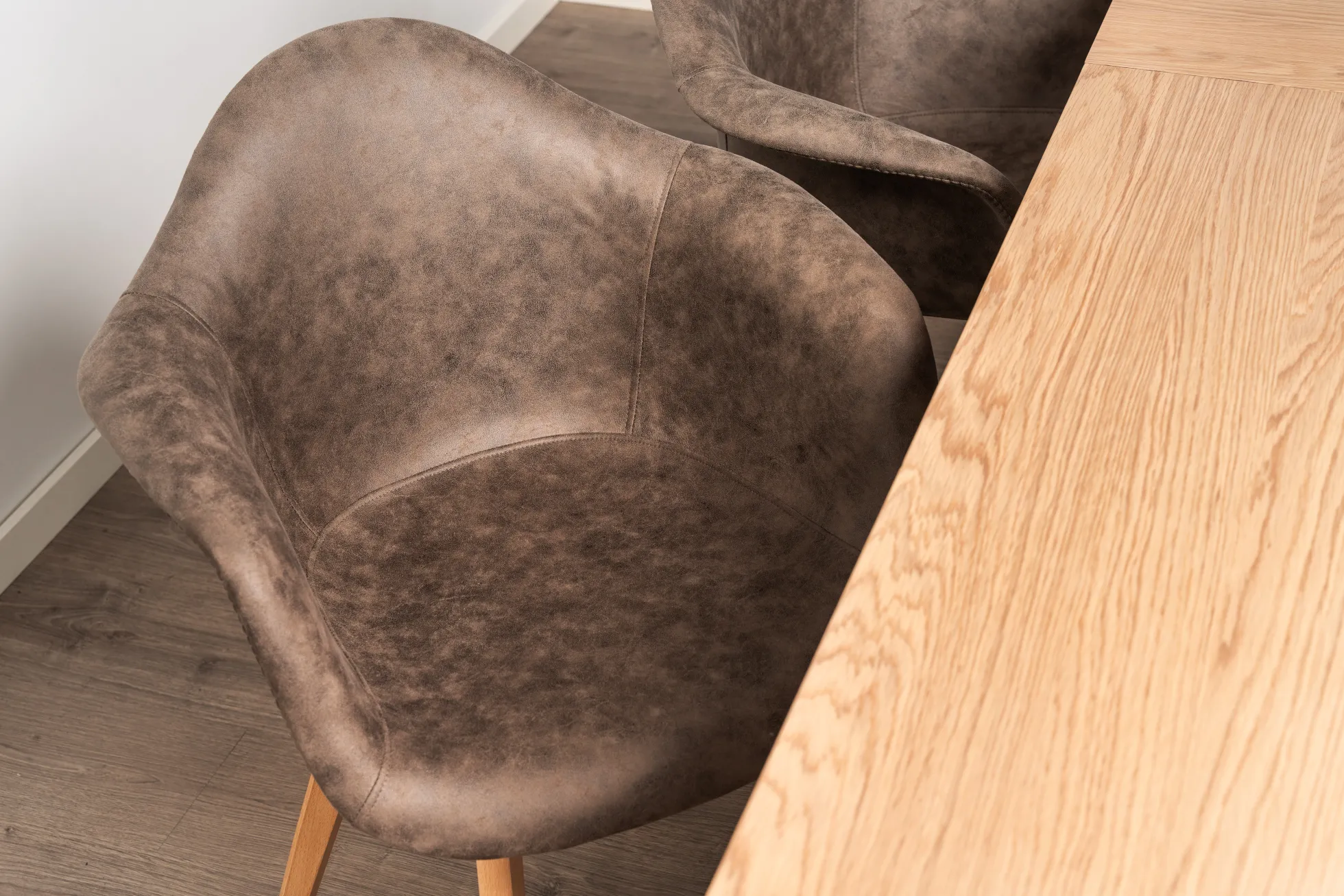Lucas suede brun/natur