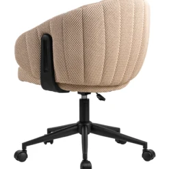 Luca vaffelvævet beige/sort