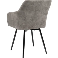 Lucy med drejefunktion suede grå