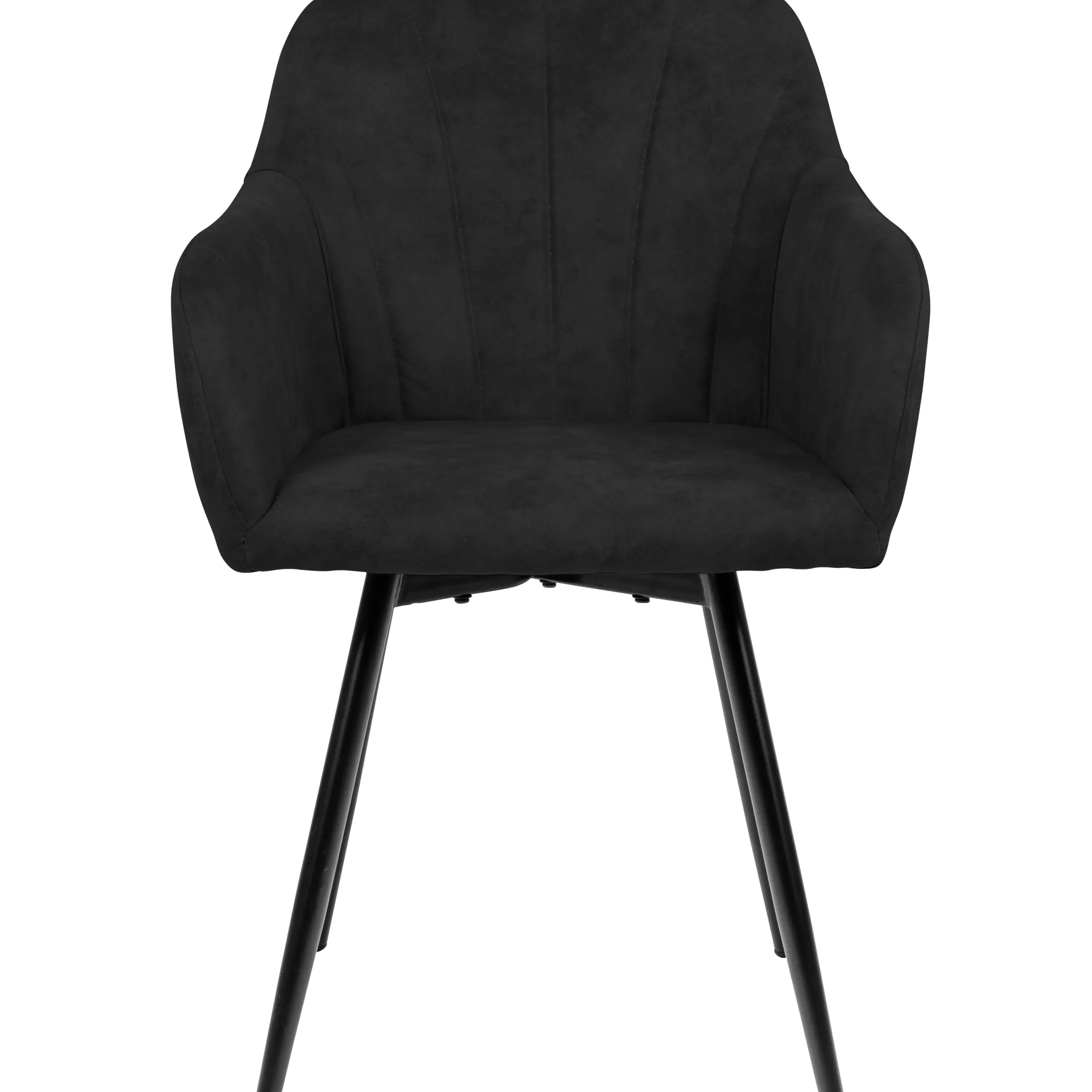 Lucy med drejefunktion suede sort