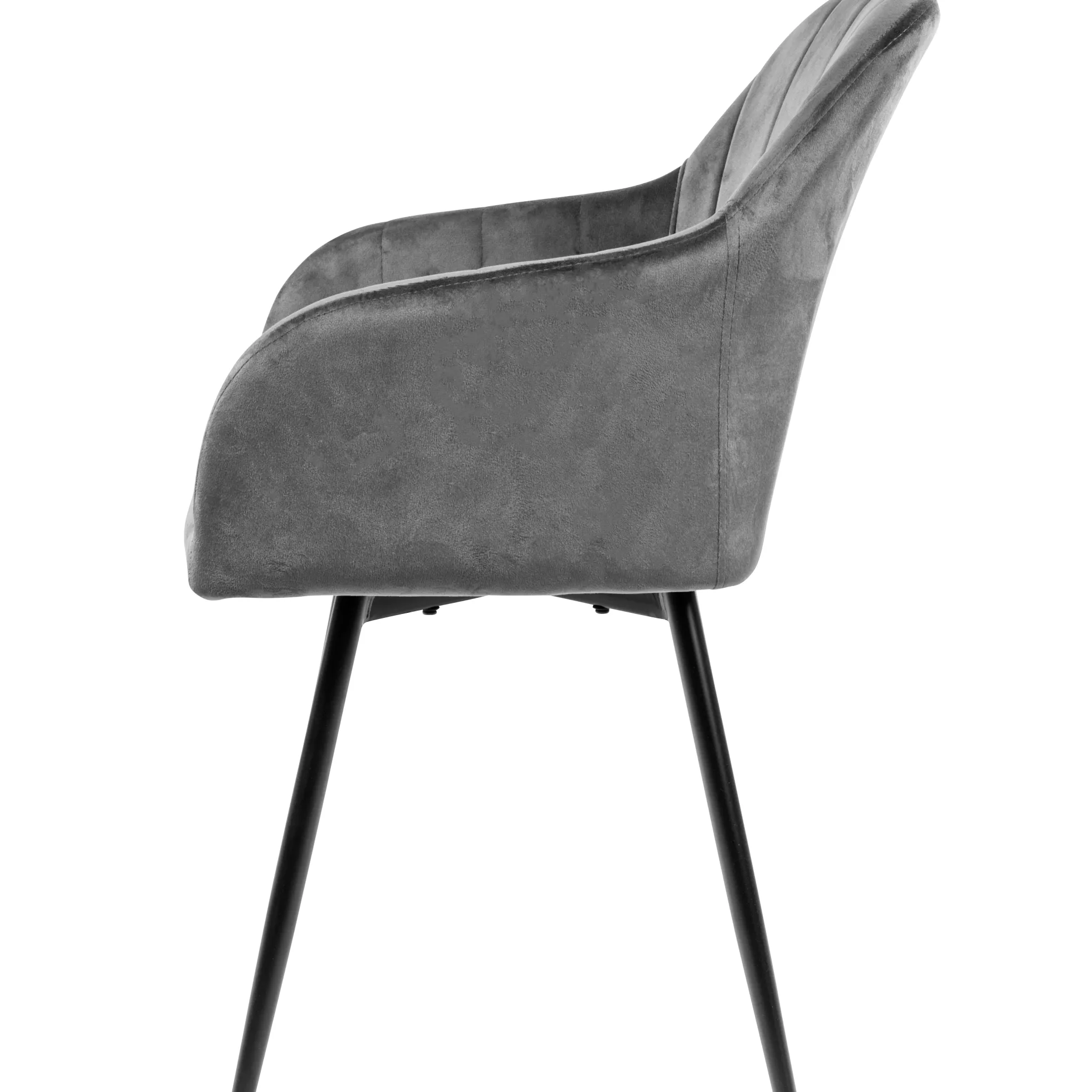 Lucy med drejefunktion velour mørkegrå