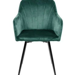 Lucy med drejefunktion velour mørkegrøn