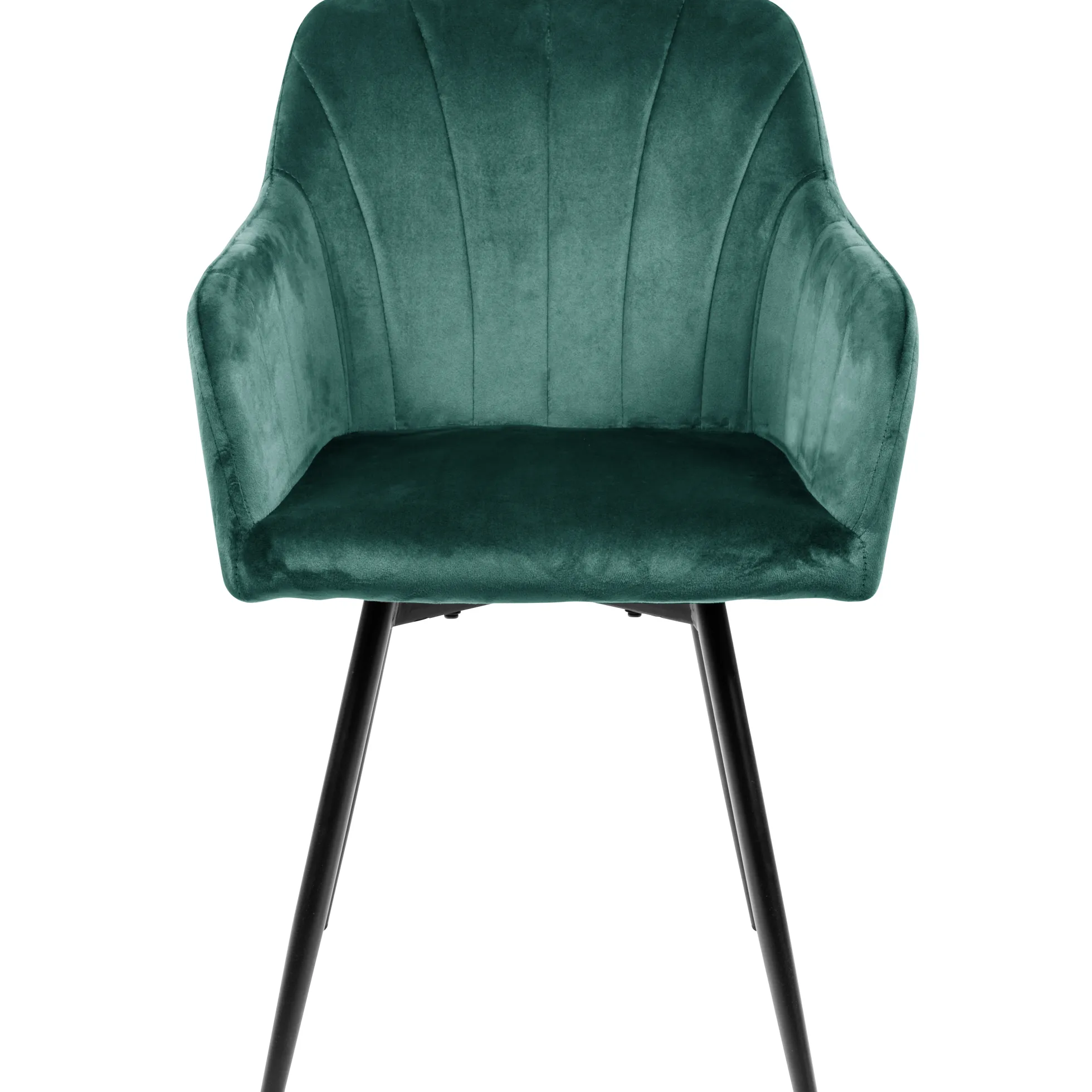 Lucy med drejefunktion velour mørkegrøn