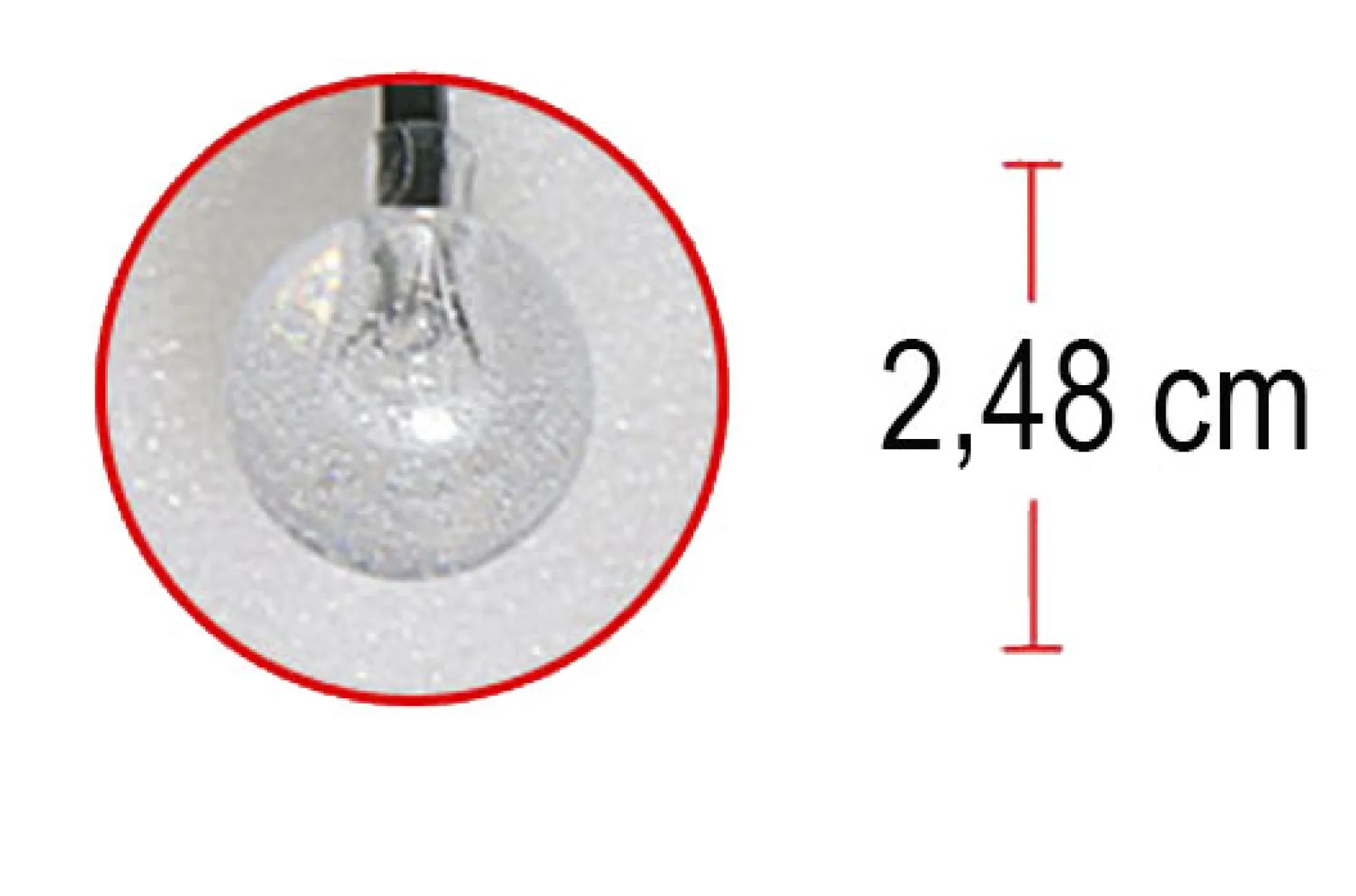 Lyskæde LED flerfarvet