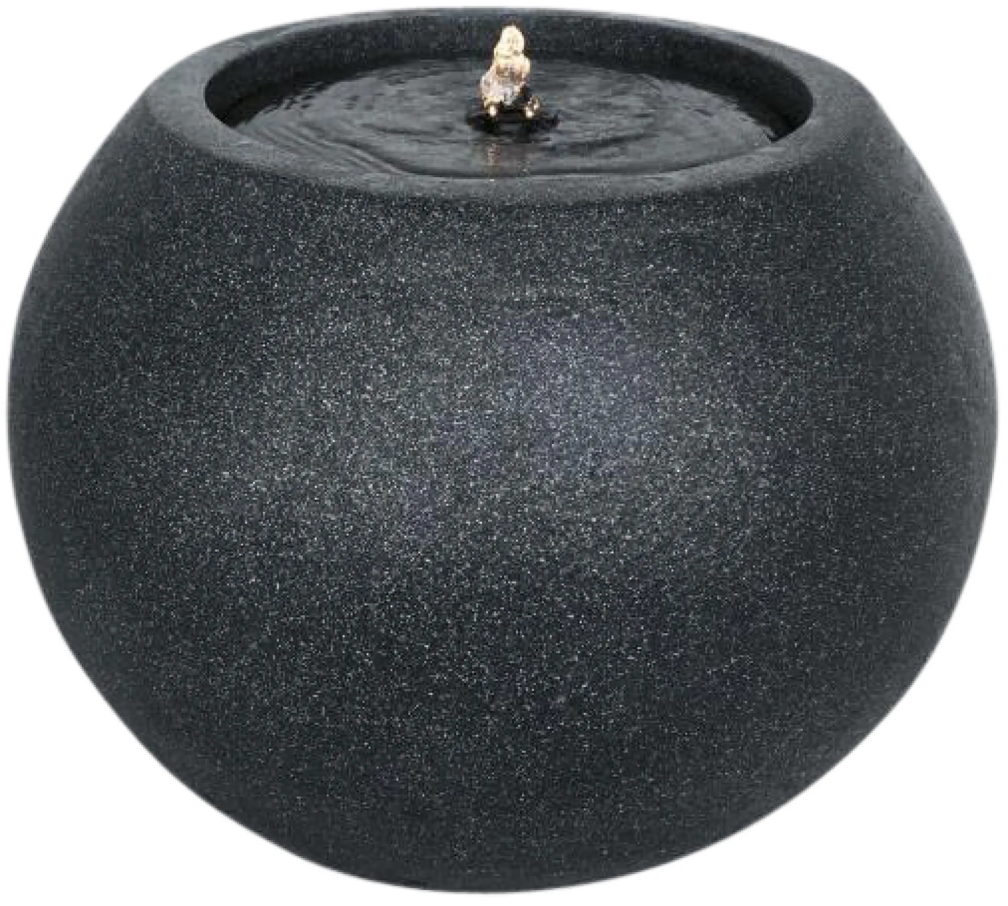 Malang vandspil sort ø44x36cm