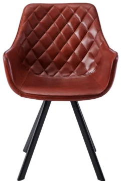 Malene kunstlæder cognac