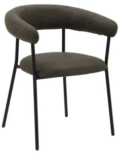 Mia suede mørkegrå
