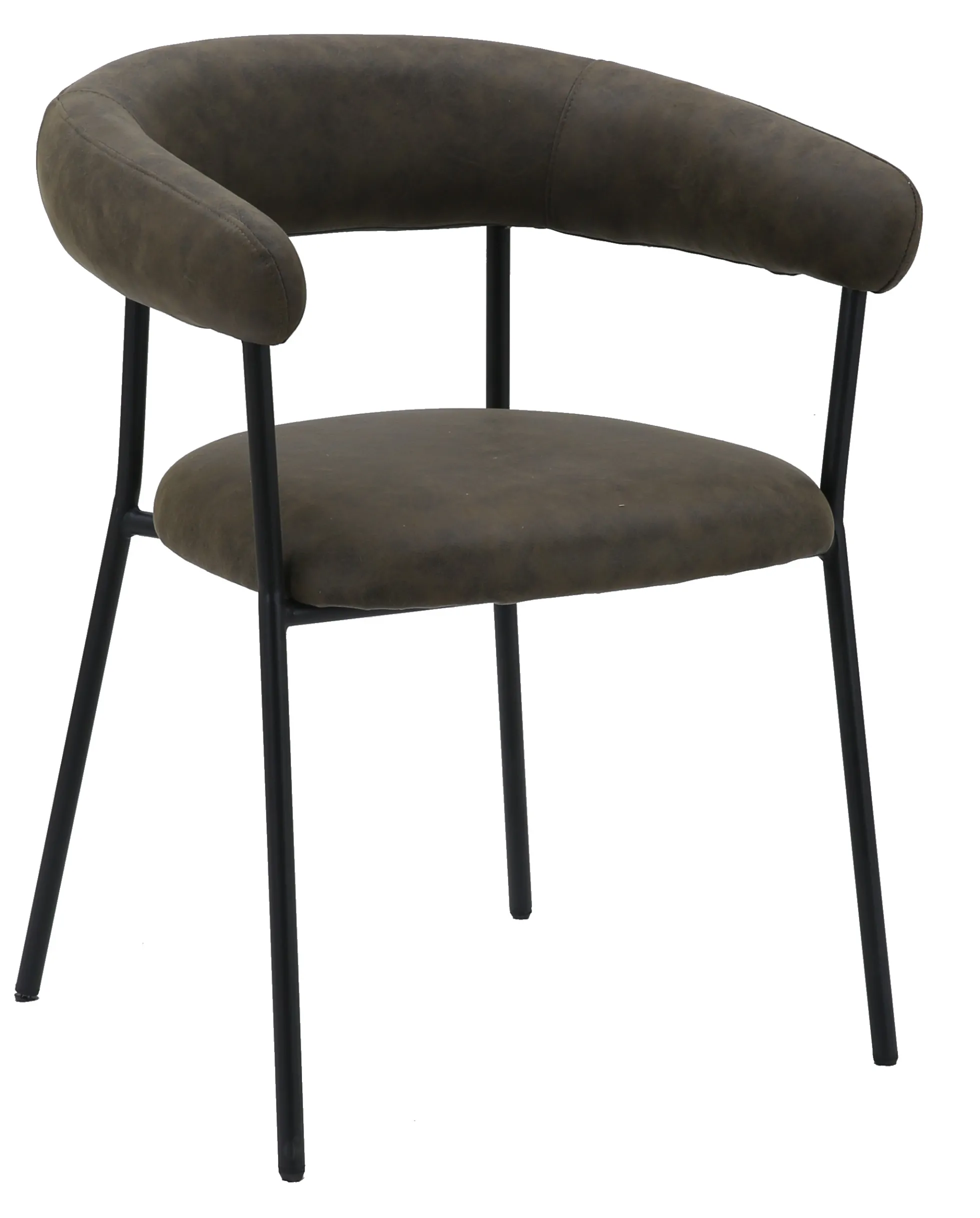 Mia suede mørkegrå