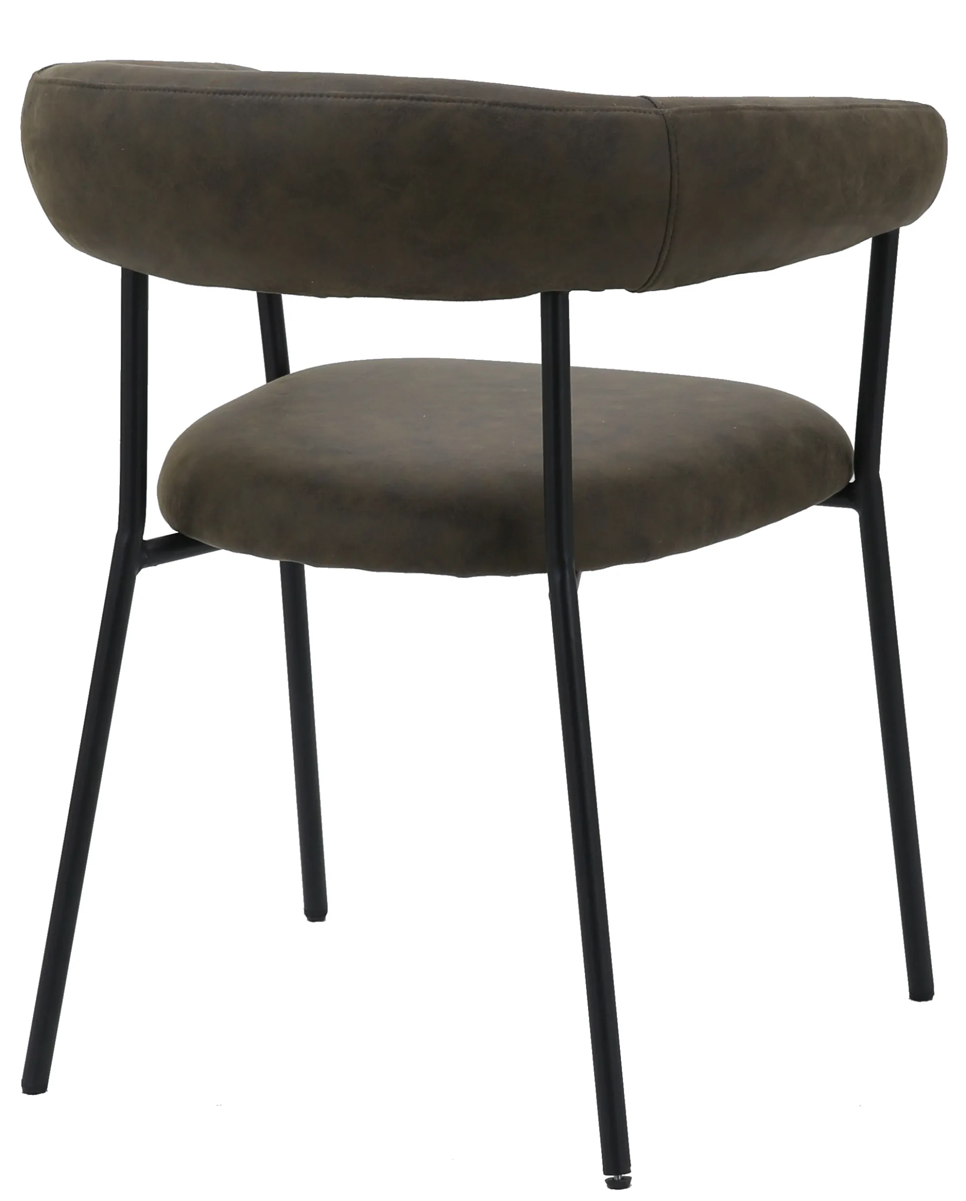 Mia suede mørkegrå