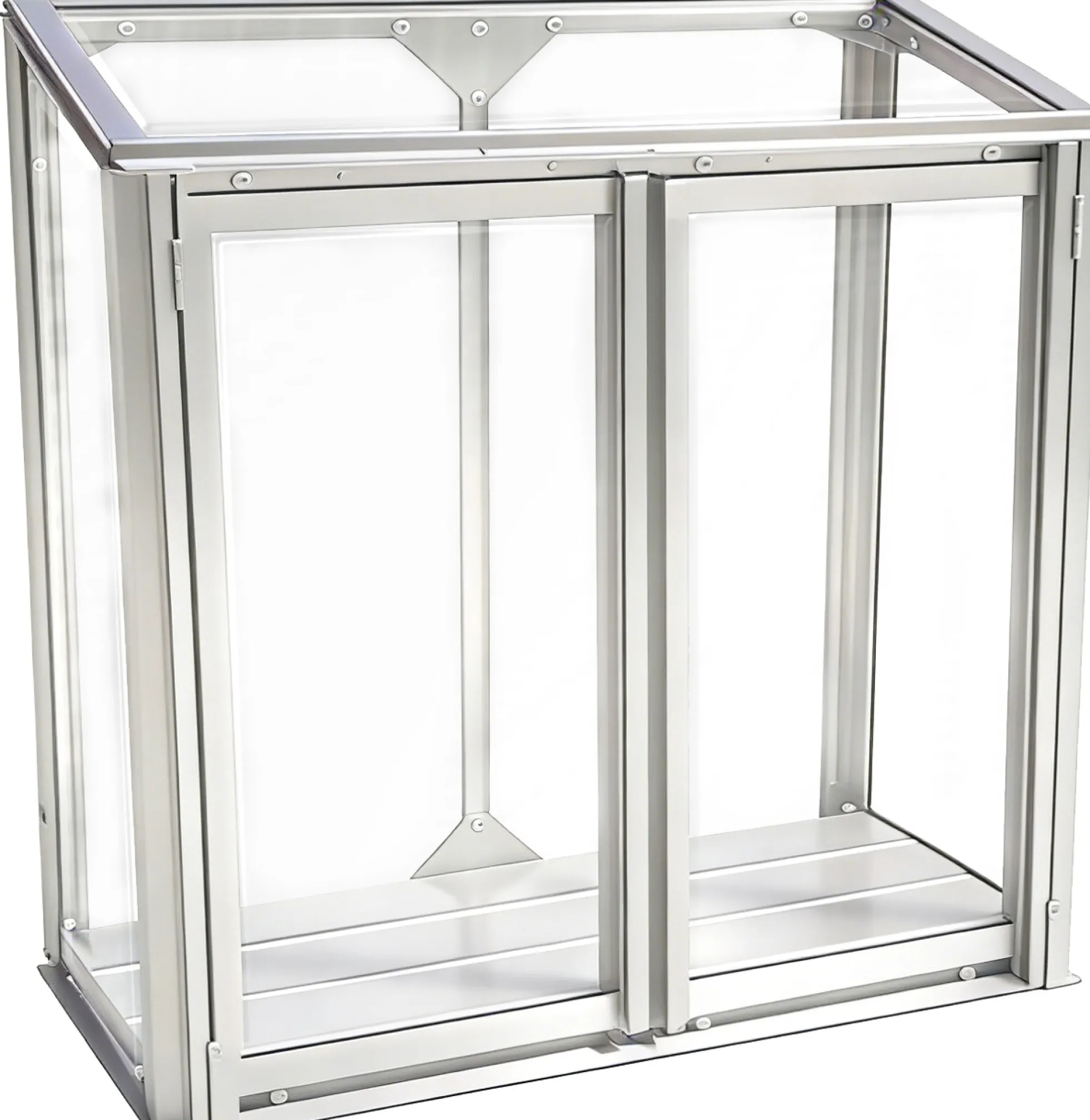 Minidrivhus poly sort 67,6x33,2x69cm