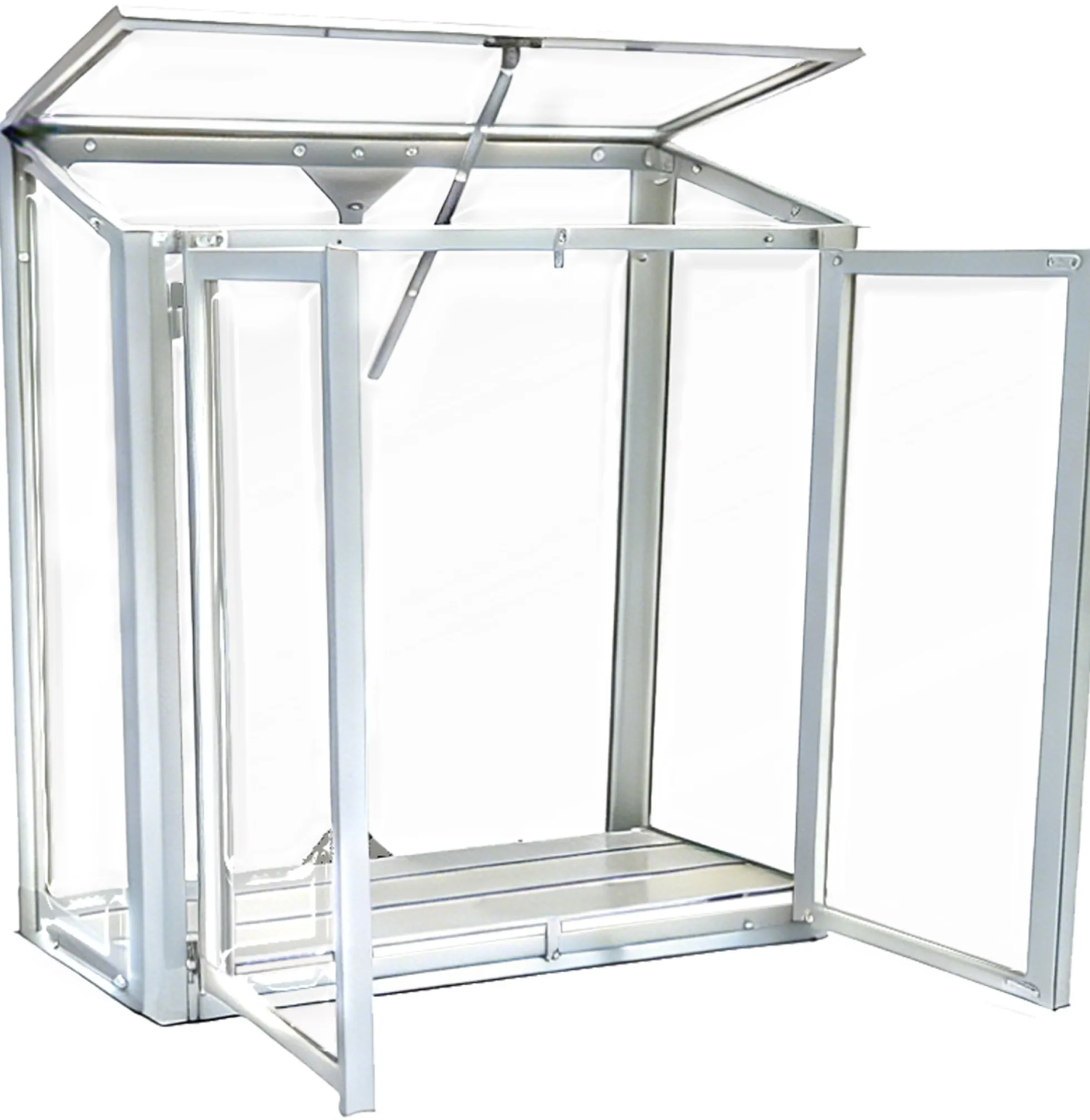 Minidrivhus poly sort 67,6x33,2x69cm