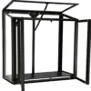 Minidrivhus poly sort 67,6x33,2x69cm