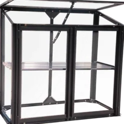 Minidrivhus poly sort 77,6x41,5x71,1cm