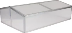 Minidrivhus sølv 120x80x37cm