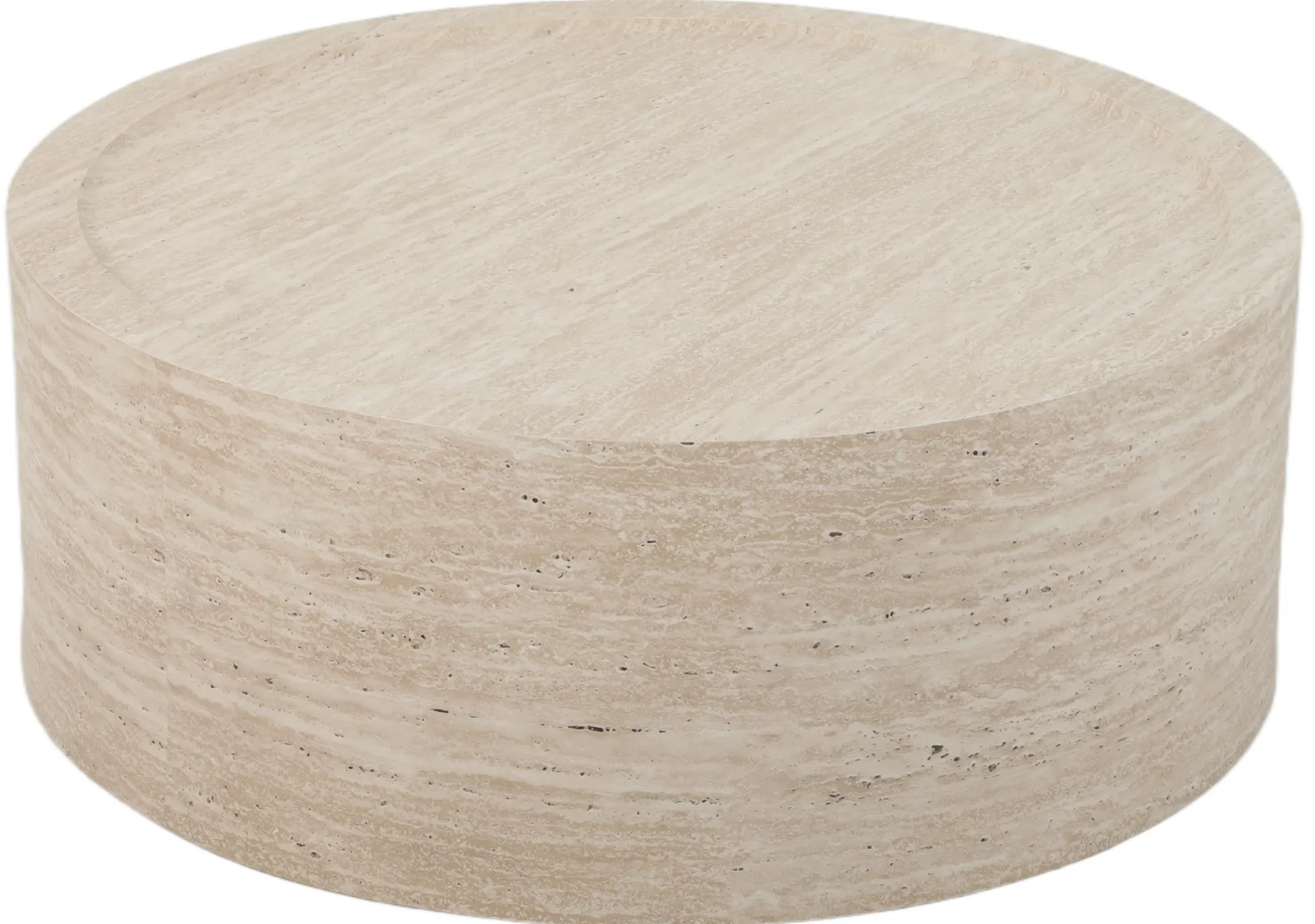 Modena beige/brun ø80x30cm