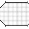 Net til fodboldmål 90x60cm.