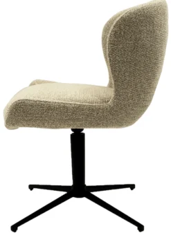 Nicklas med drejefunktion stof beige