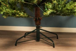 Nordisk juletræ med lys 210cm