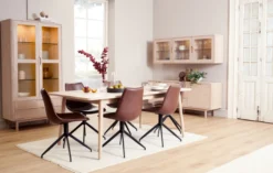 Nyborg 200x100x75cm eg hvidolieret/hvidolieret