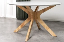 Palmi 120x120x75cm eg hvid/natur