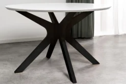 Palmi 120x120x75cm eg hvid/sort