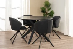 Palmi 120x120x75cm eg smoked/smoked