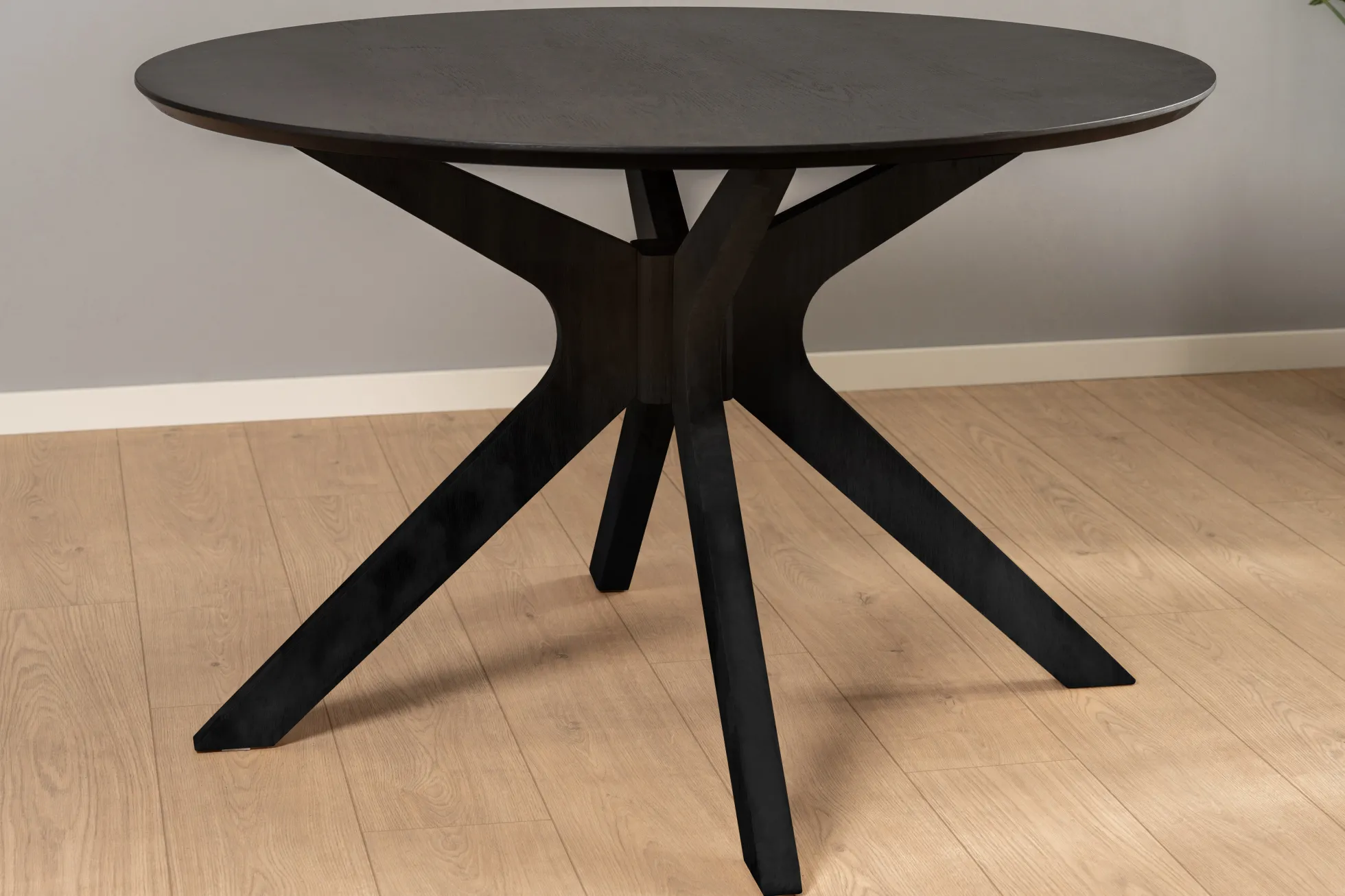 Palmi 120x120x75cm eg sort/sort
