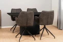 Paola 160x90x75cm eg sort/sort