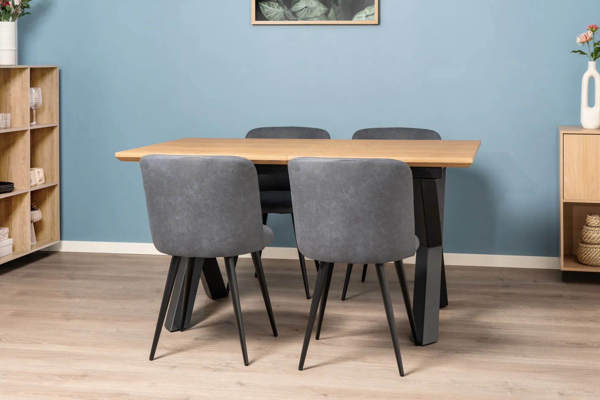 Pisa 185x90x75cm eg natur/sort