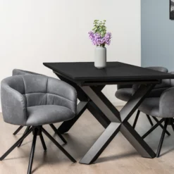 Pisa 185x90x75cm eg sort/sort