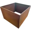 Plantekasse cortenstål 120x120x80cm