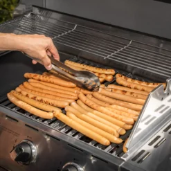 Premium gasgrill med 4 brændere og sideblus