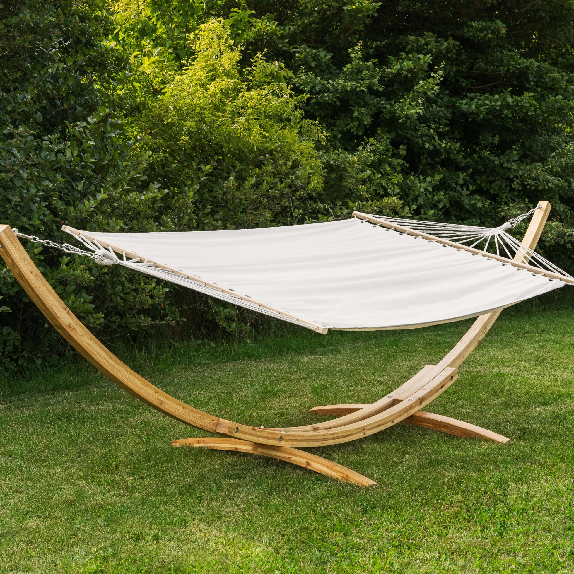 Premium hængekøje 200x150cm hvid