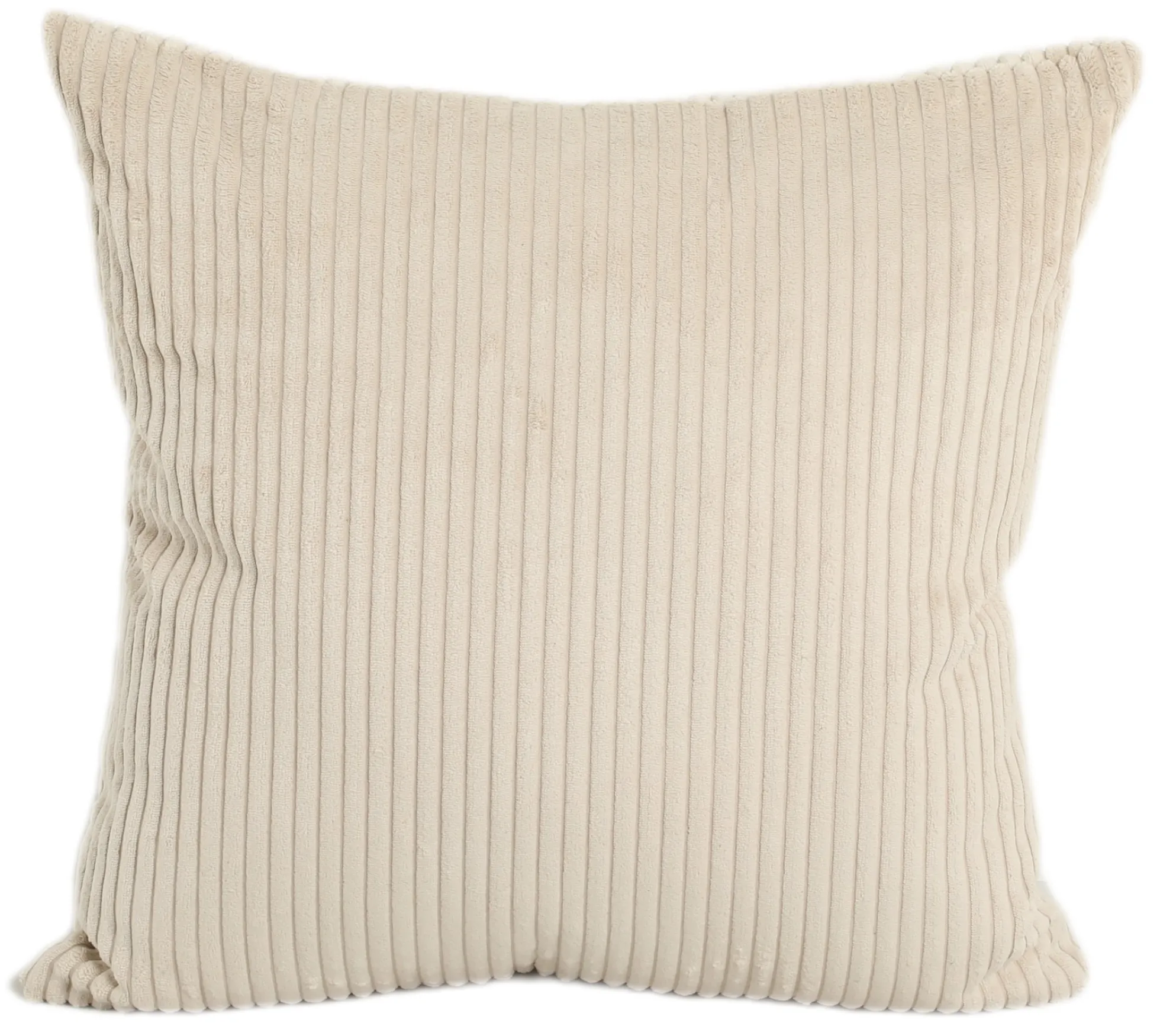 Pude fløjl beige 50x50cm