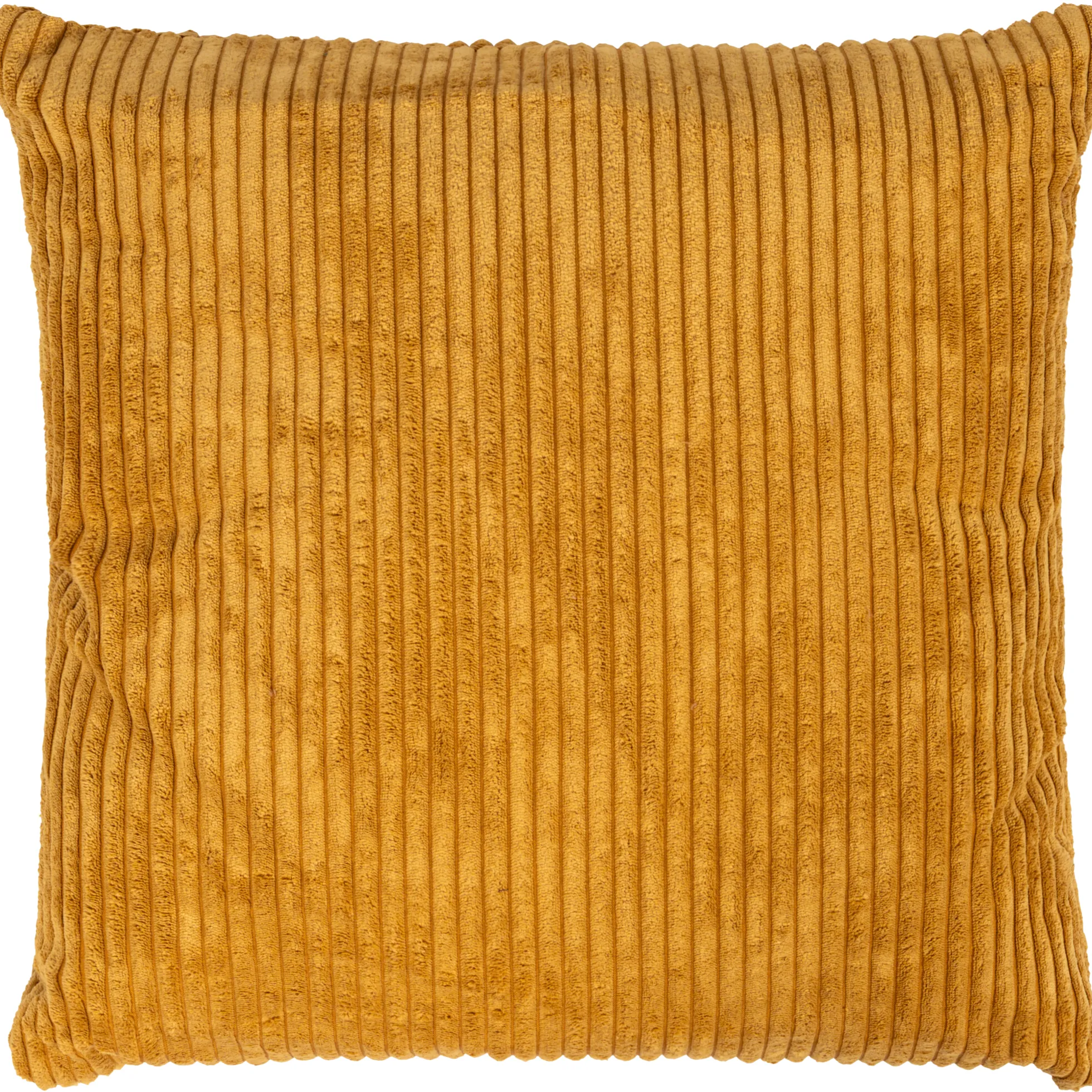 Pude fløjl gul 50x50cm