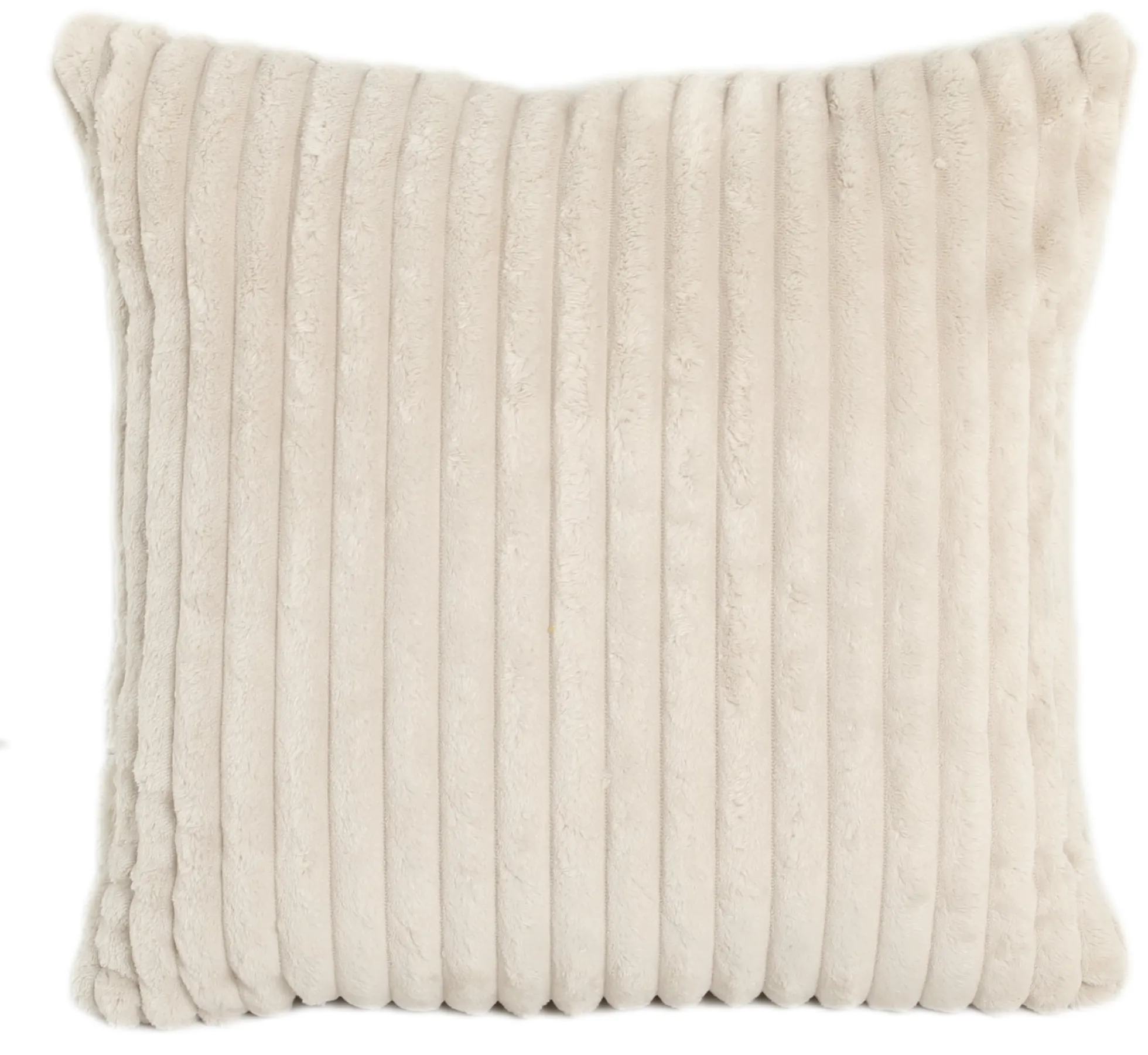 Pude imiteret pels beige 50x50cm