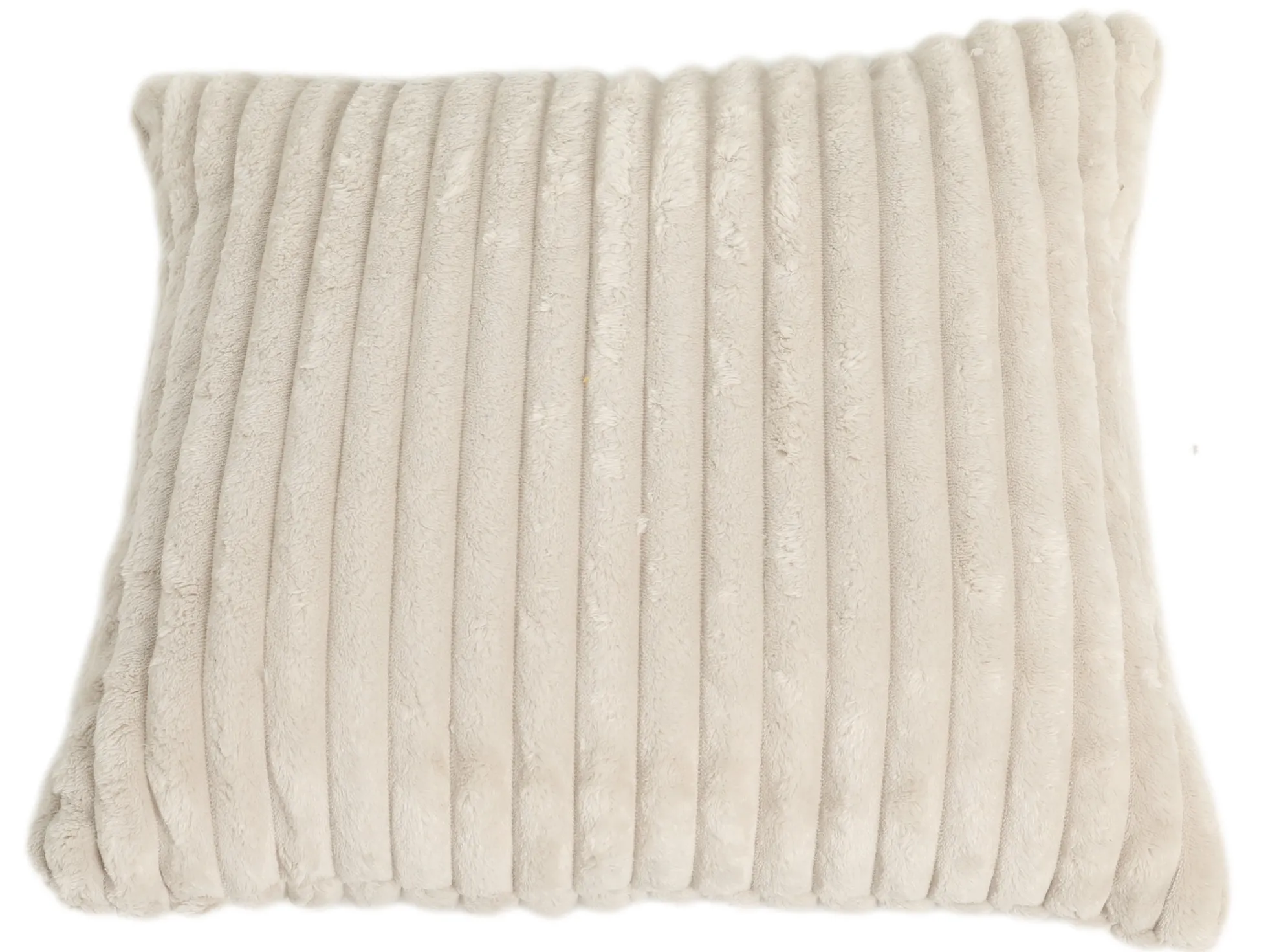 Pude imiteret pels beige 50x50cm