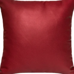 Pude læder rød 38x38cm