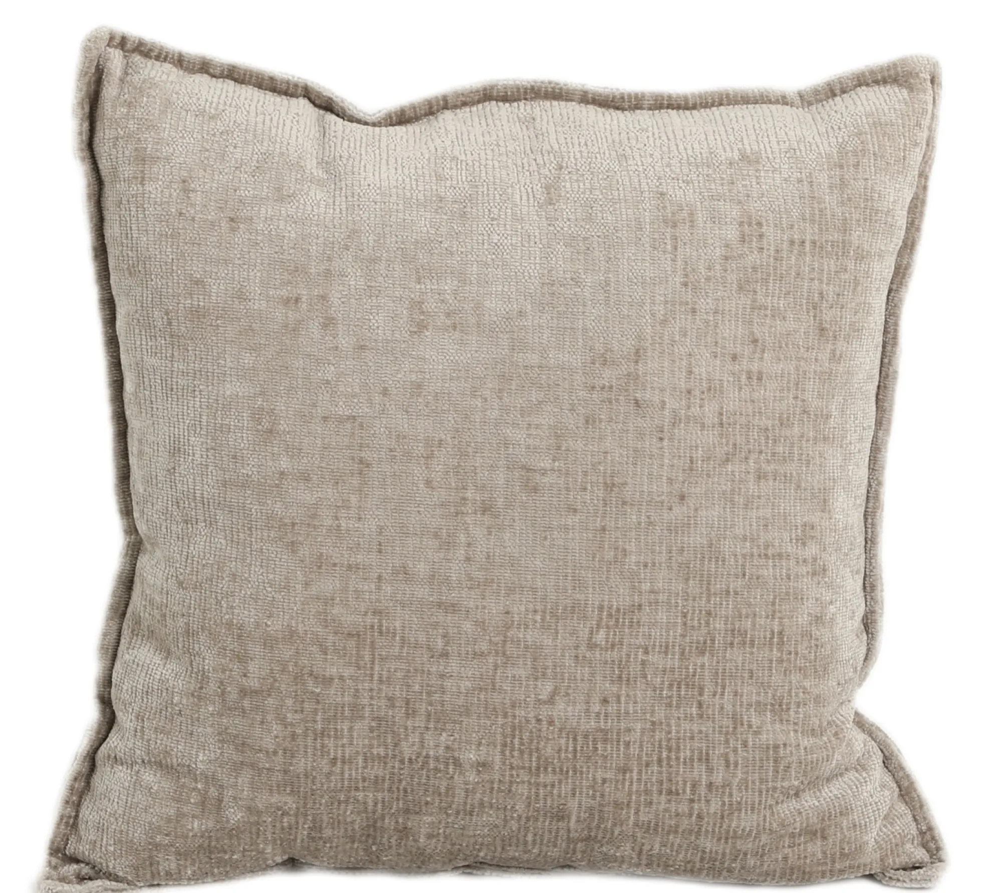 Pude velour gråbrun 50x50cm