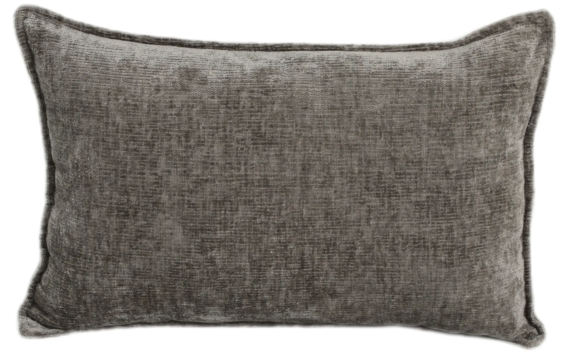 Pude velour grå 60x40cm