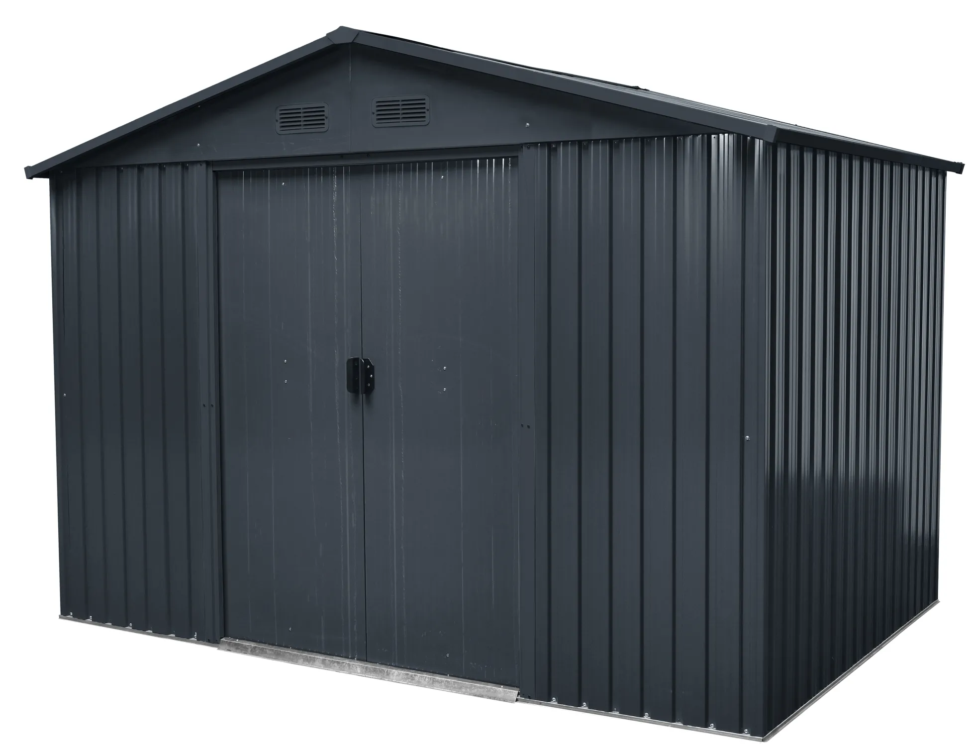 Redskabsskur stål antracit 7.2m2