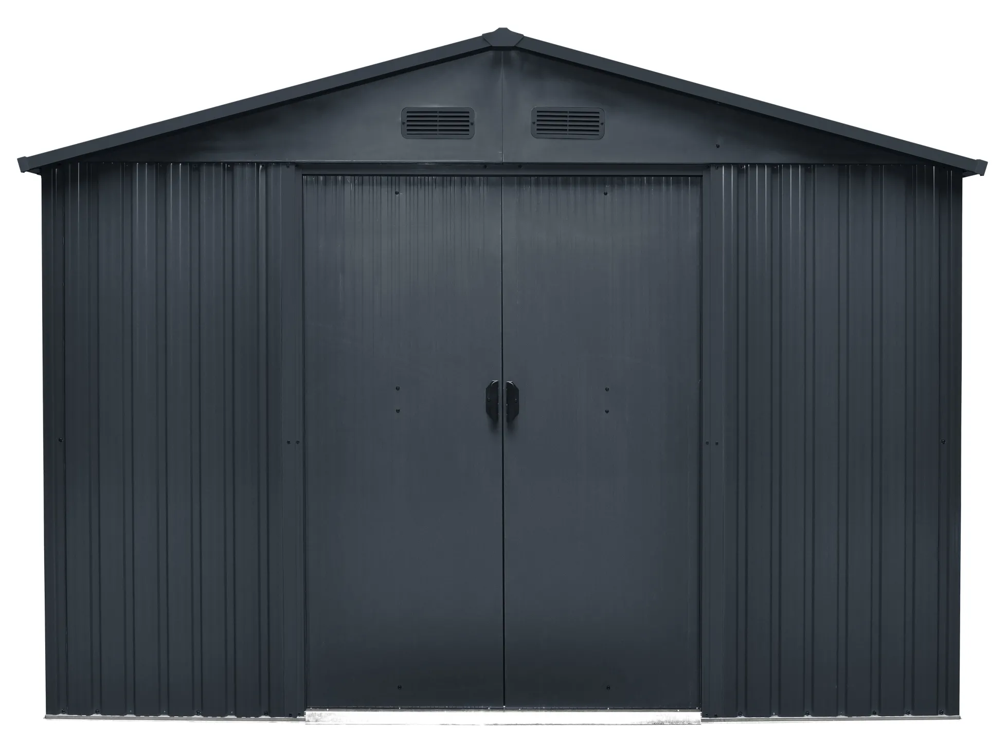 Redskabsskur stål antracit 7.2m2