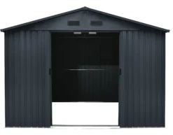 Redskabsskur stål antracit 7.2m2