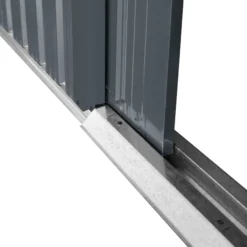 Redskabsskur stål antracit 7.2m2