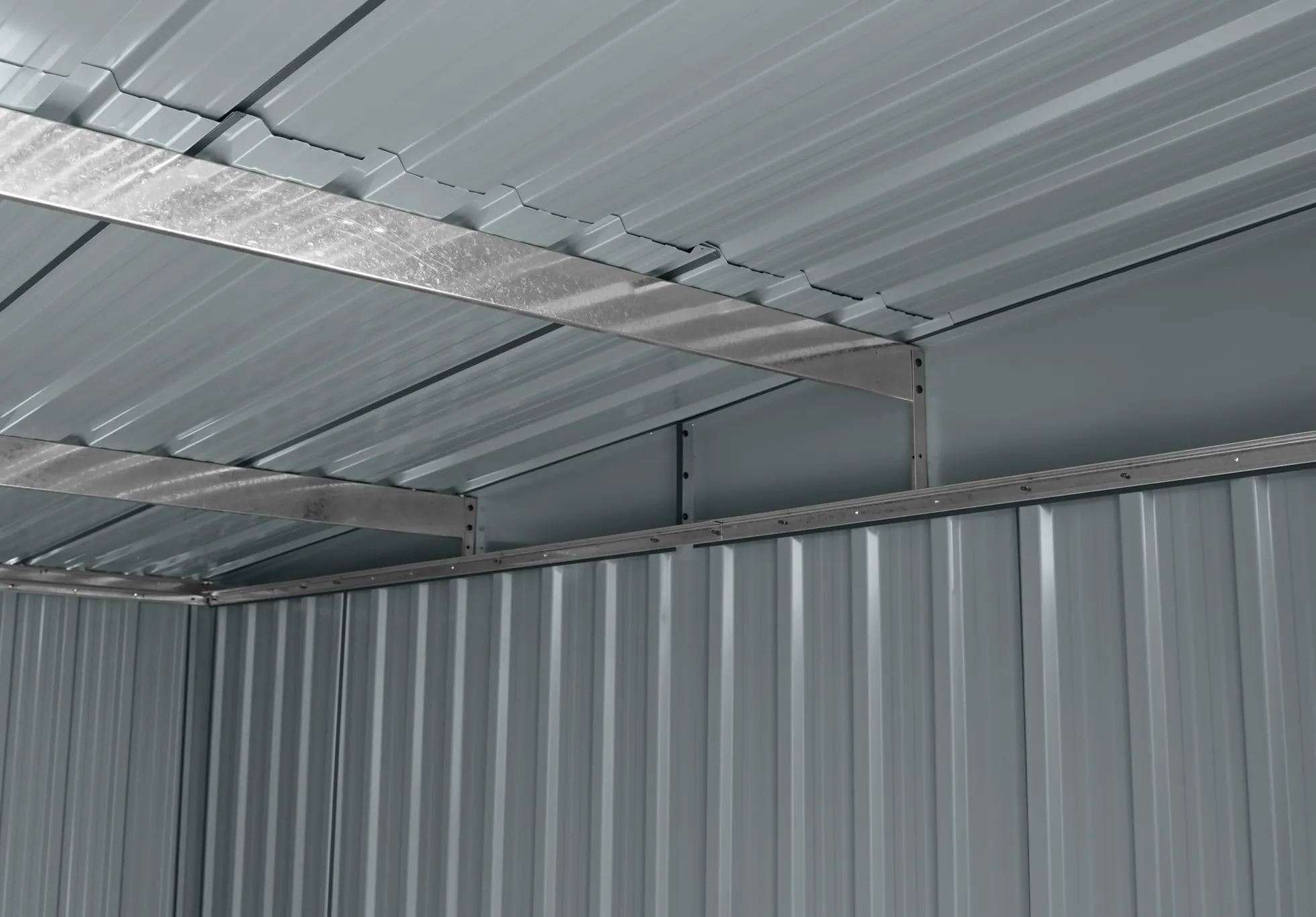 Redskabsskur stål antracit 6.6m2