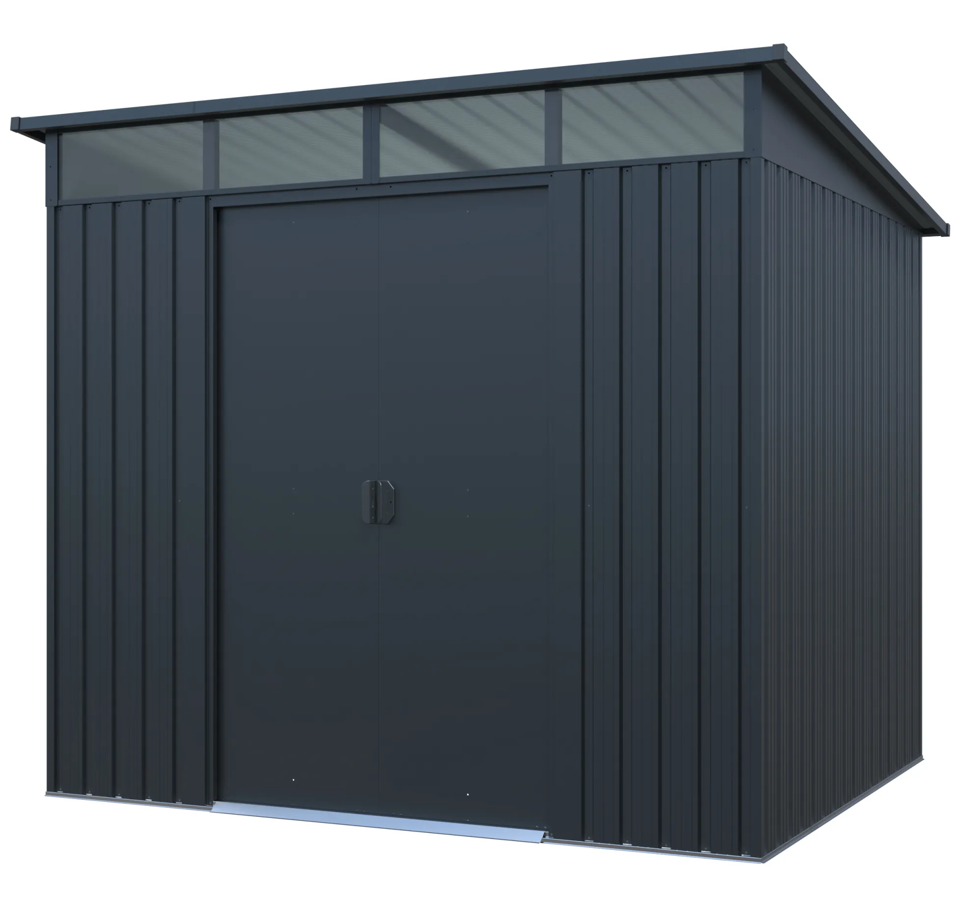 Redskabsskur stål antracit 4.5m2