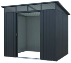 Redskabsskur stål antracit 4.5m2