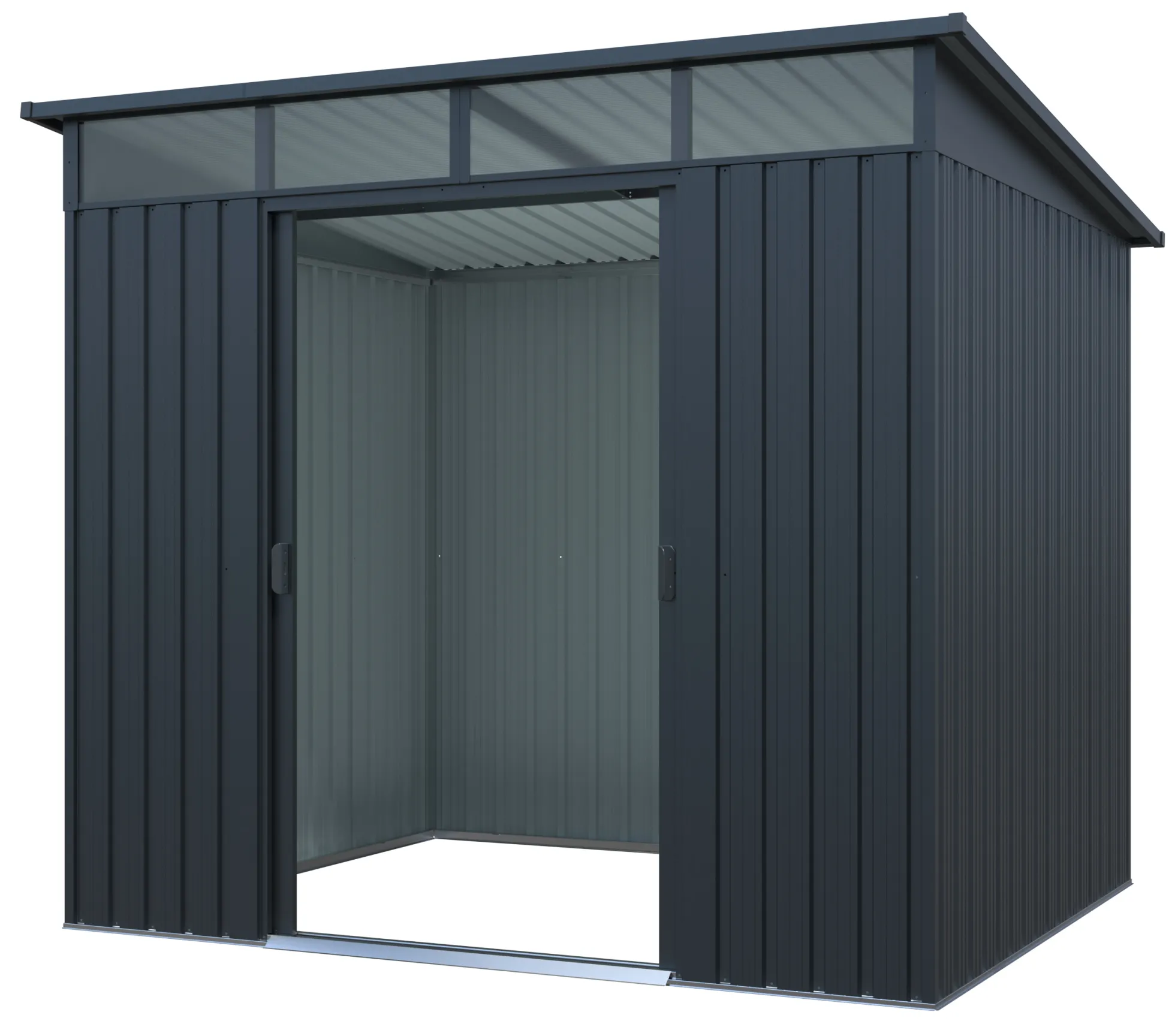 Redskabsskur stål antracit 4.5m2
